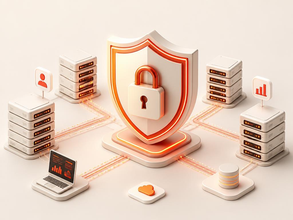 Cybersecurity shield protecting a network of payment servers